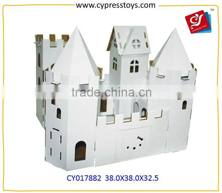 Novelty Child Diy 3D Puzzle Paper House Education Toy For Kids
