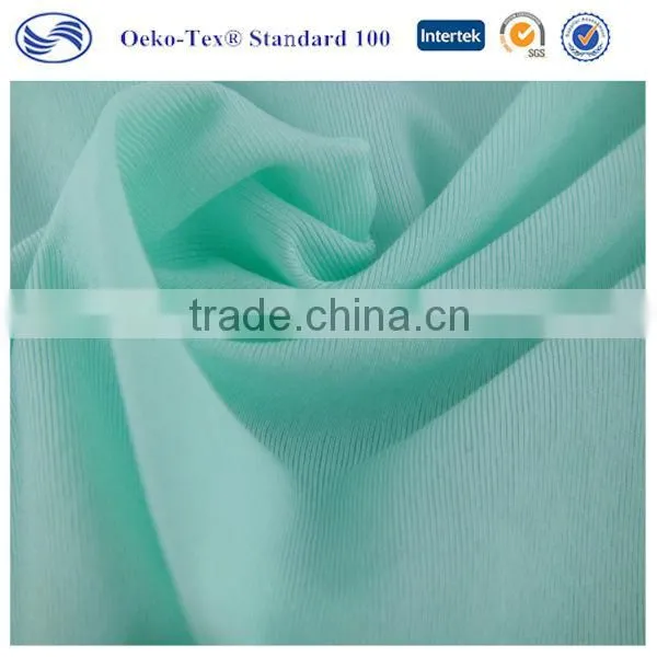 polyester lycra spandex peach skin fabric for Yoga Wear