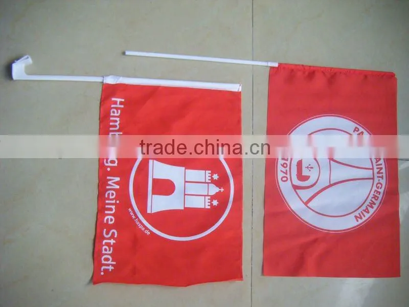 Cheap promotional car flag and Advertising flag with customerized printing