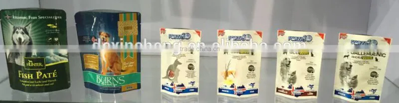 Standing Up Pouches Retort Wet Pet Food Bags
