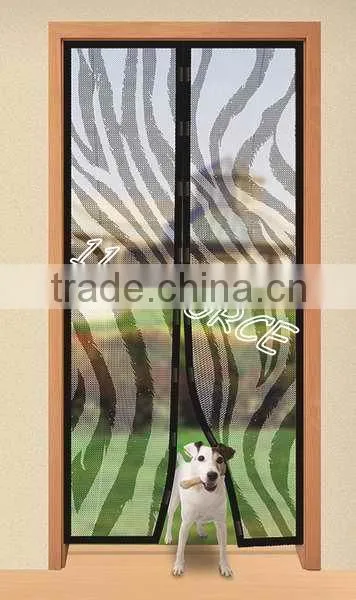 Anti-mosquito magnetic screen door