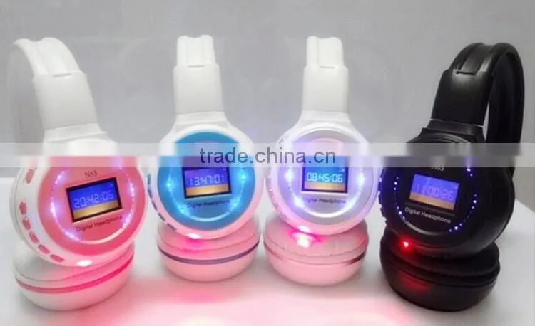 2016 N65S High quality Factory FM Bluetooth wireless Headphone Sport headphone