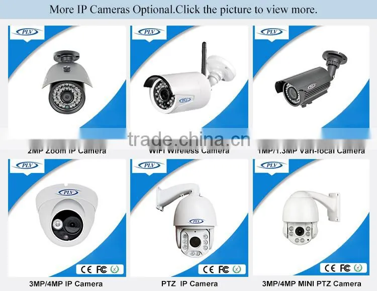 plv hi tech 5mp 24ch h.265 nvr support remote control via cellphone support 4 hdd
