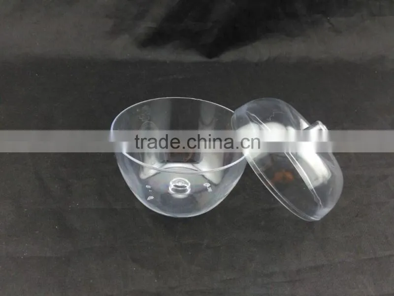 plastic crystal single use plastic reversible apple cup