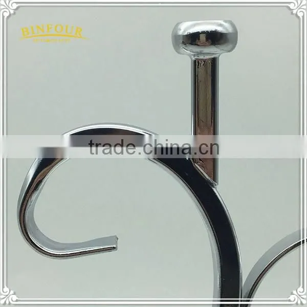 silver chrome candlestick metal wedding decoration candle holder