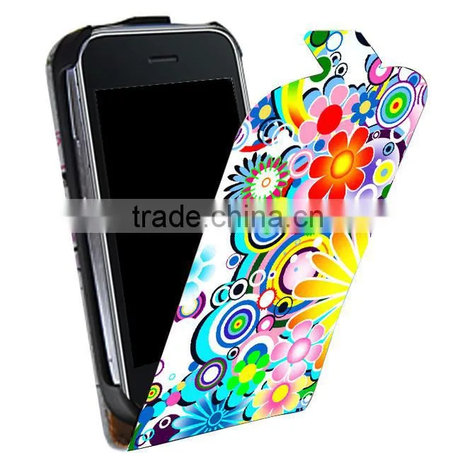 PRINTED PU MAGNETIC LEATHER CASE, FLIP LEATHER CASE FOR LG L FINO