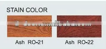 Solid wood entry door with glass, double doors design