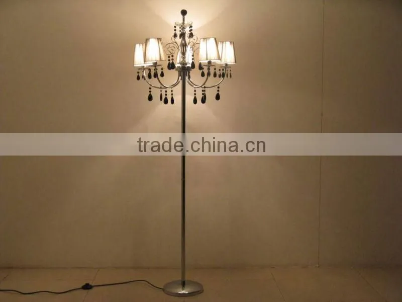 crystal fabric floor lamp lights lighting