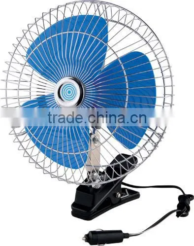 DC 12v 24v with clip install oscillating driver fan for vehicles