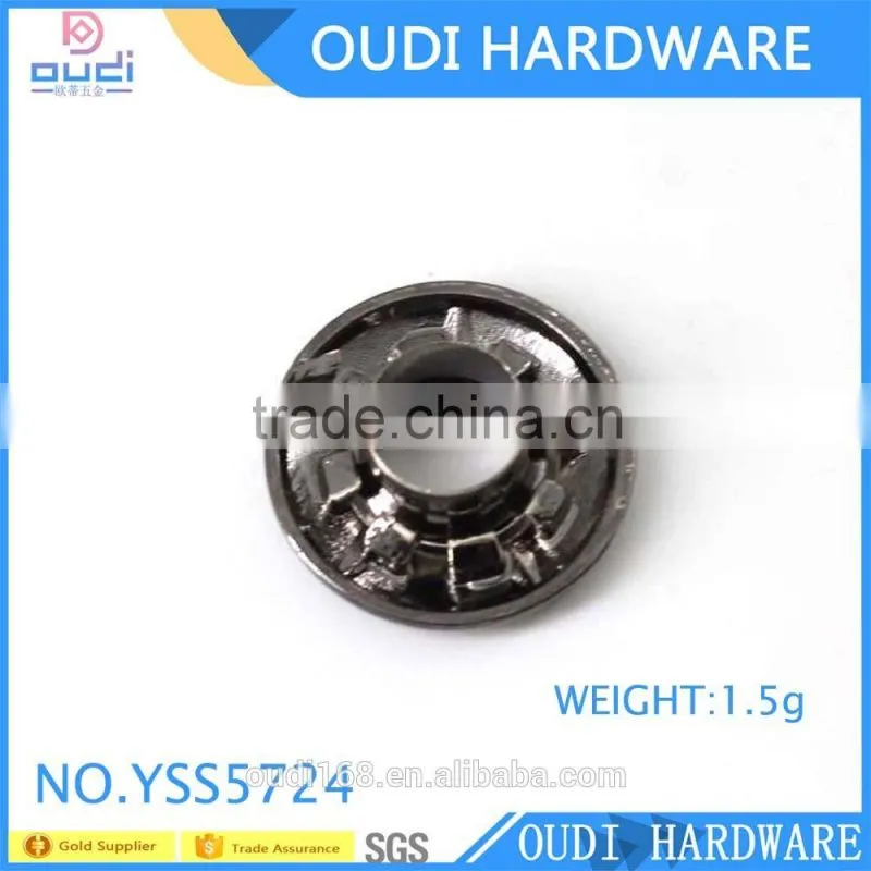 Round shape star style zinc alloy women garment eyelets accessories