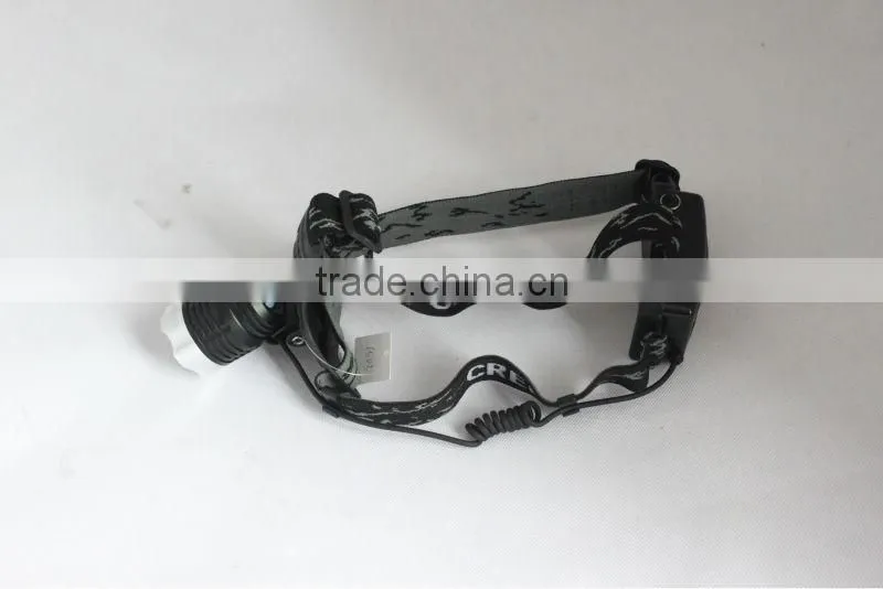 super bright rechargeable aluminum LED Headlight Headlamp