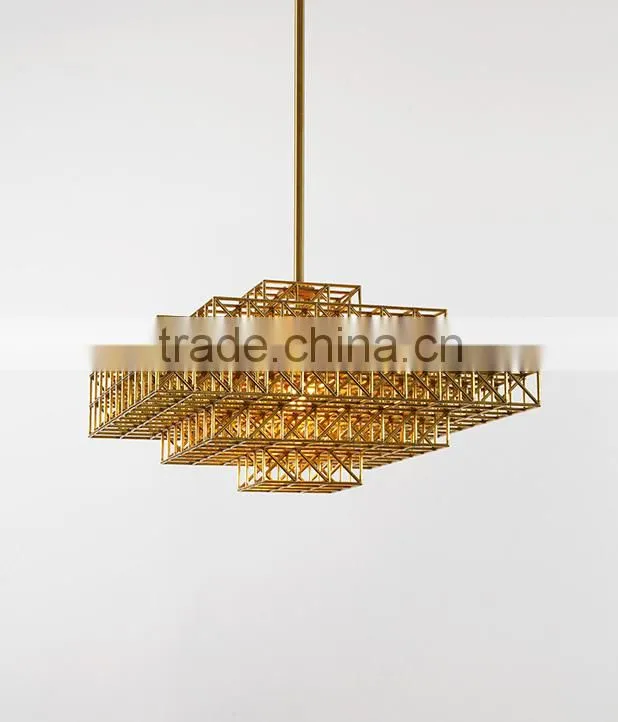 Gridlock Ceiling light brass ceiling light mental decorative lamp for home