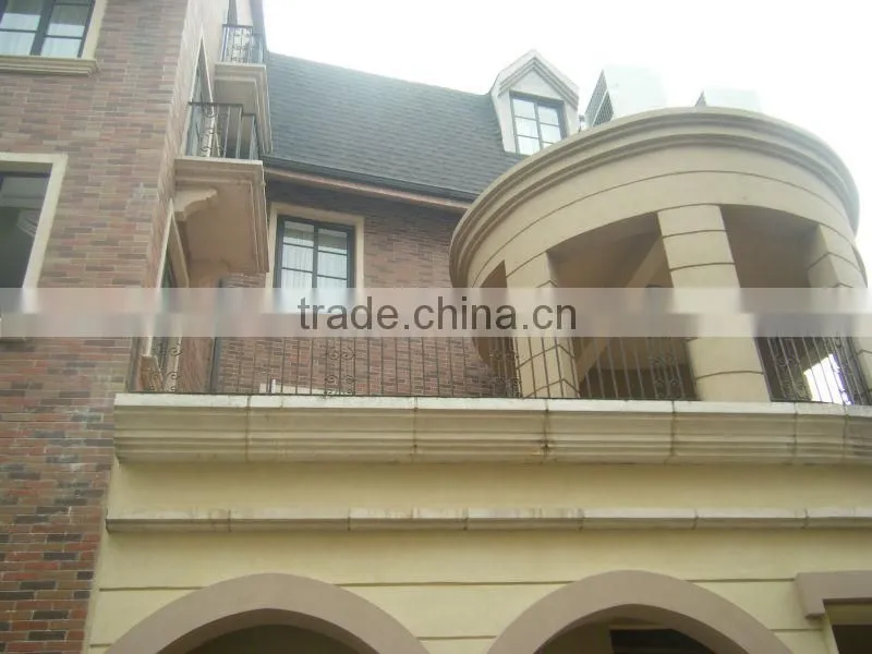 hot galvanized simple wrought iron balcony fence