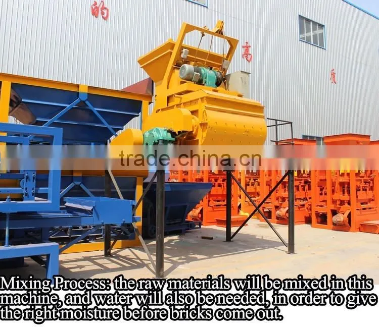 Fully automatic QT4-15 hollow block making machine price fly ash brick making machine in india price