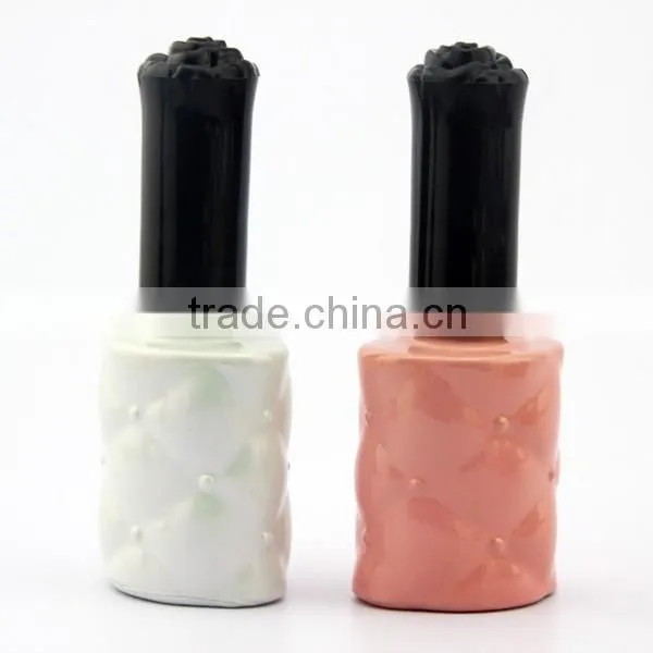 custom colors gel nail polish glass bottle/container uv
