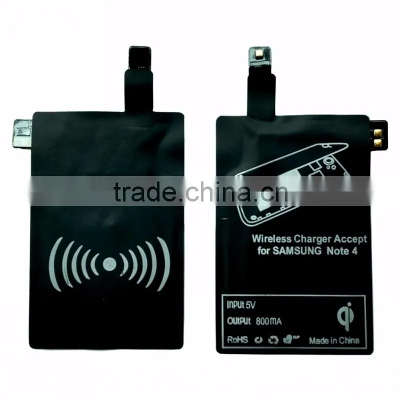 Qi Wireless Charger Receiver portable charger receiver for Samsung Galaxy S3/S4/S5 Note 2/3/4