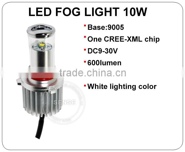 Export 10w leed fog light h10/9005/9006/h11/h16 led foglight