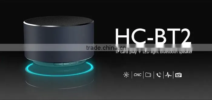 top tech audio speaker box Built in Mic, USB and TF card port mini bluetooth speaker