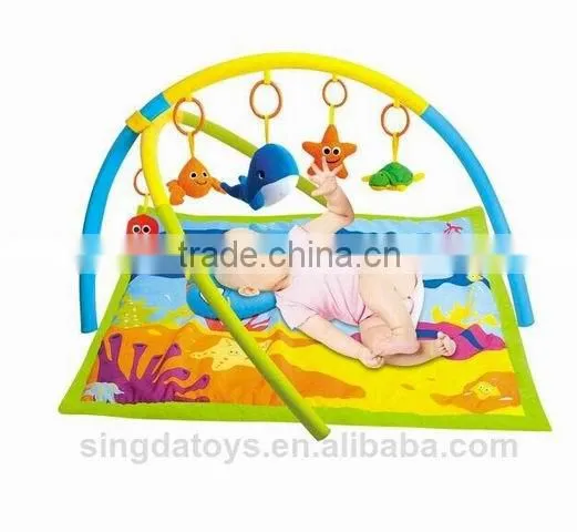 Funny Baby ocean crawl mat baby play gym with frame