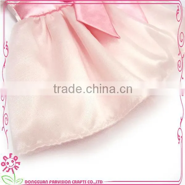 OEM 18 inch baby doll dress with pink knot for sale
