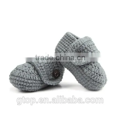 Wholesale Baby Handmade Crochet Shoes Supplier for 1-10 months old S-0012