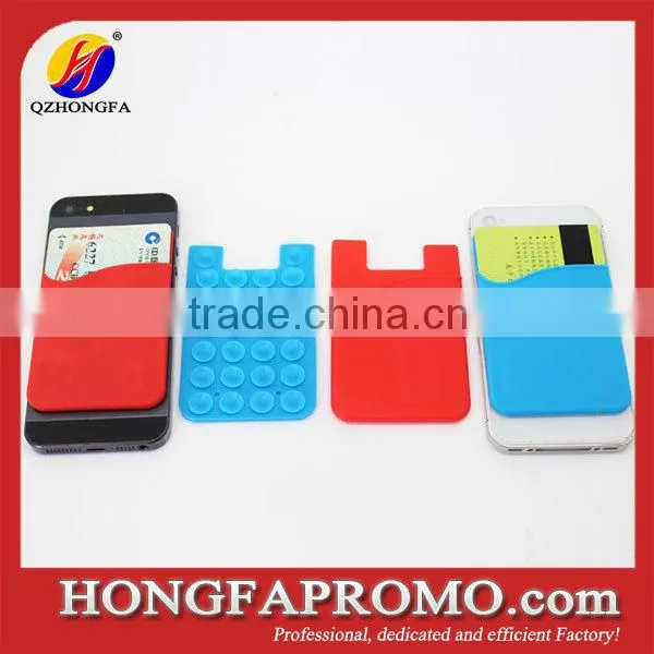 Hand 3MM Sticker Silicone Phone Card Pouch