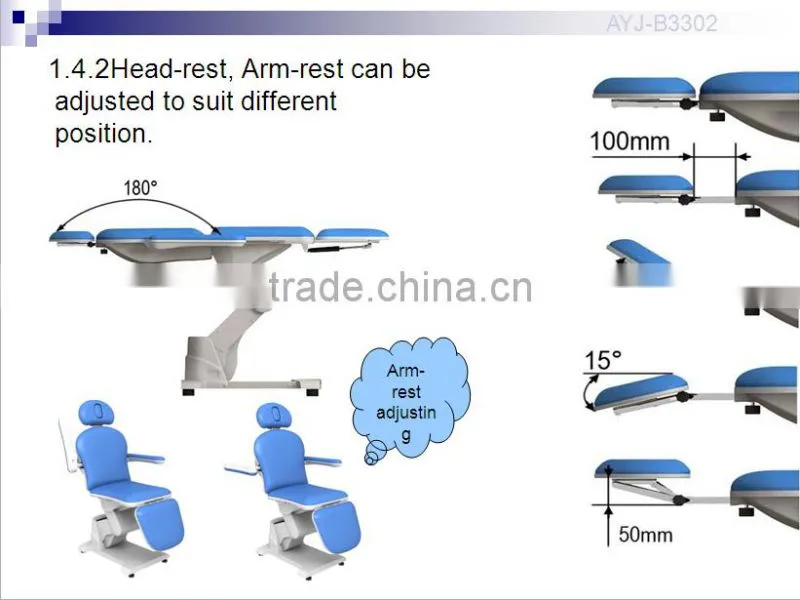 AYJ-B3302 alibaba hot sale electric manicure pedicure chair dimensions