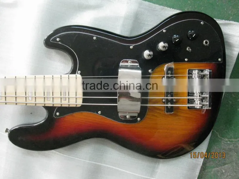 5 String electric bass guitar with pickup and bridges cover metal custom design