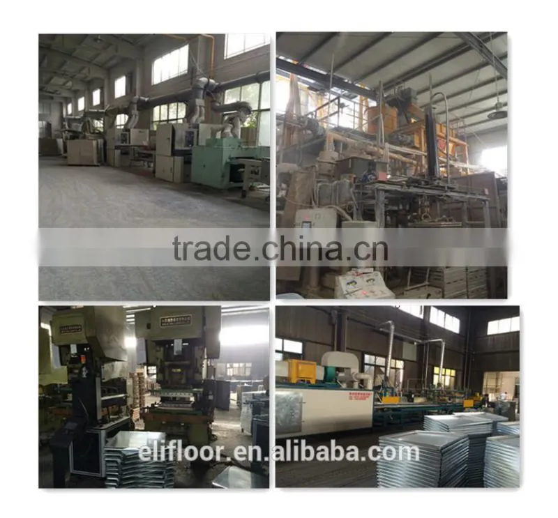Encapsulated calcium sulphate core raised access floor