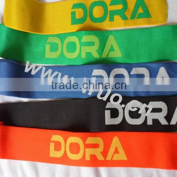 Shiny coloured elastic band for underwear