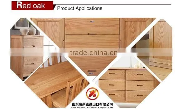 natural red oak wood veneer quarter cut