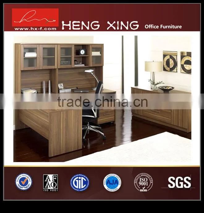 wooden director desk luxury executive desk with bookcase N0120