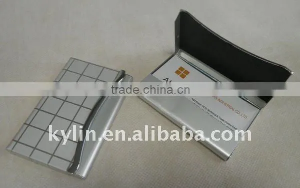Alumium name card holder