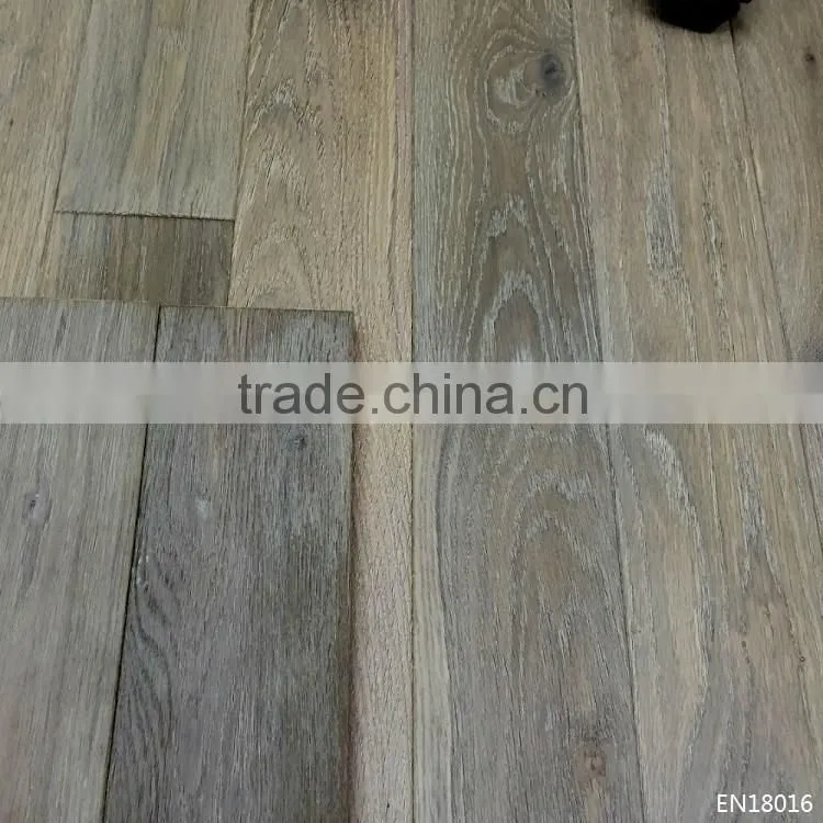 New Design Smoked And Hand Wax oiled Treatment Oak Wood Flooring