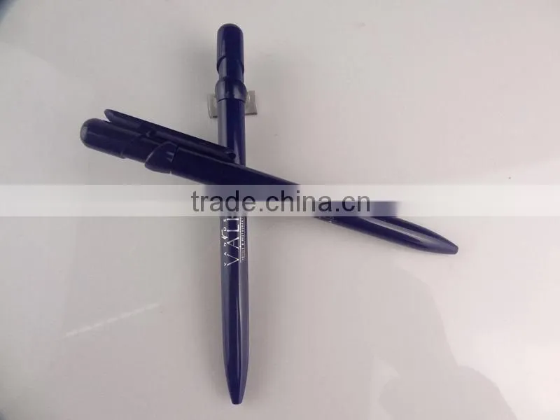 dark blue plastic ball pen writing instruments
