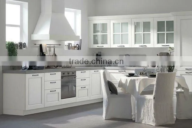Pure White Melamine Kitchen Cabinet