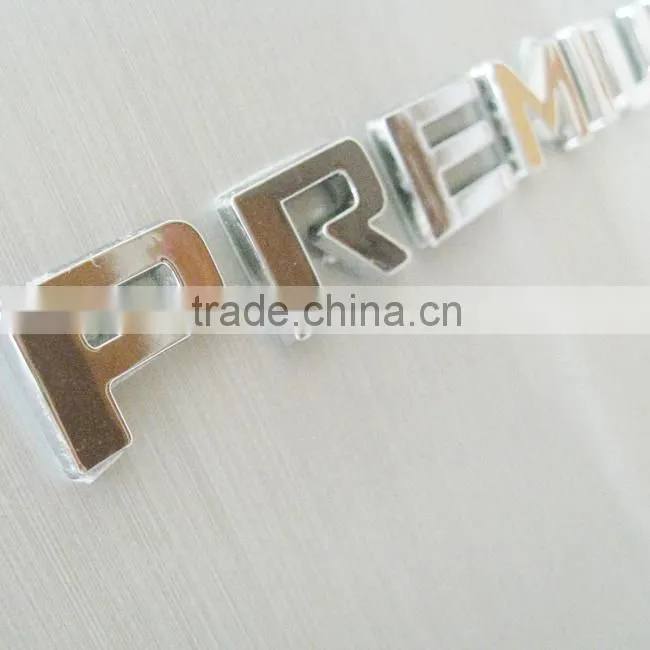 plastic embossed logo