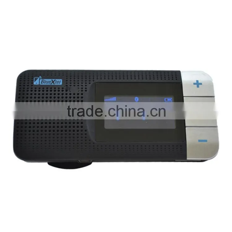 New 2016 Wireless Stereo Bluetooth 3.0 Handsfree Speakerphone Car Kit , universal holder Car Kit With USB Charger
