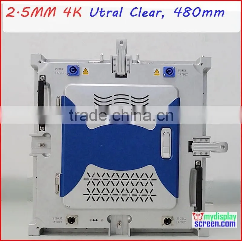 p2.5 rental display, 4K utral clear die-casting display, indoor full color, high frefesh, high gray grade