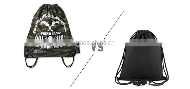 Fashion cotton drawstring travel bag