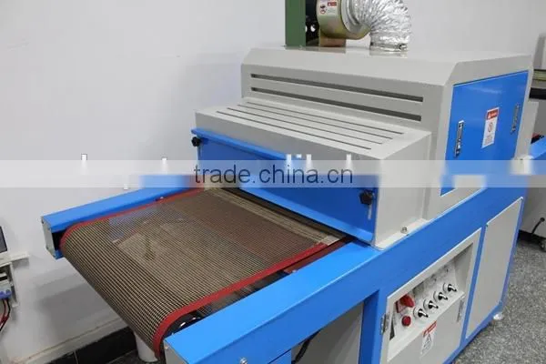 Screen printing ultraviolet tunnel dryer machine