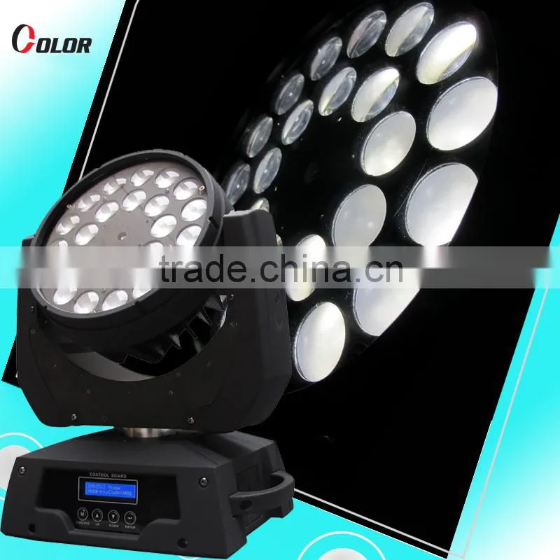guangzhou 24pcs 15W RGBWA led zoom moving head light stage light