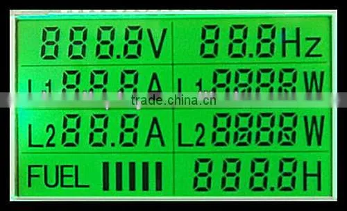 silk print pin connection programmable auto lcd display panel