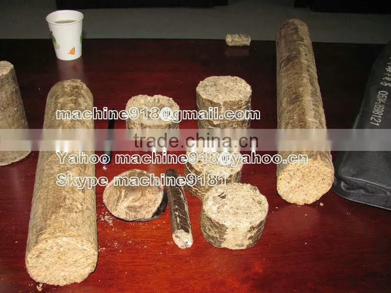 Hot selling wood briqutte sawdust block making machine on promotion