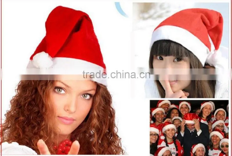 Red christmas hat wholesale on alibaba