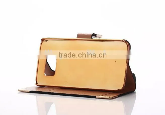 China Factory Direct Sale For Samsung Galaxy S6 Leather Case, Galaxy S6 PU Leather Wallet Case