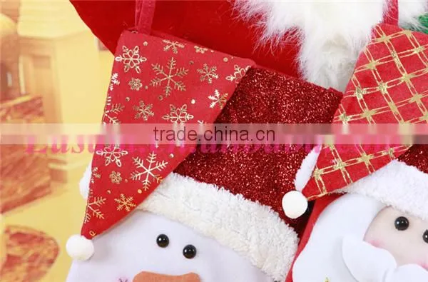 Christmas baubles snowman santa stockings felt christmas stockings