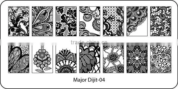 Amazing nail art stamp plate design,high quality custom nail art stamping plates