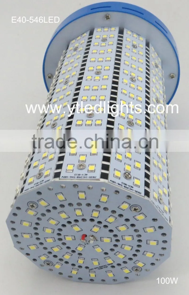 E27/E40 100w led corn light corn led e27/e40 546pcs 2835 leds corn bulb light 230v high intensity high quality 3 years warranty