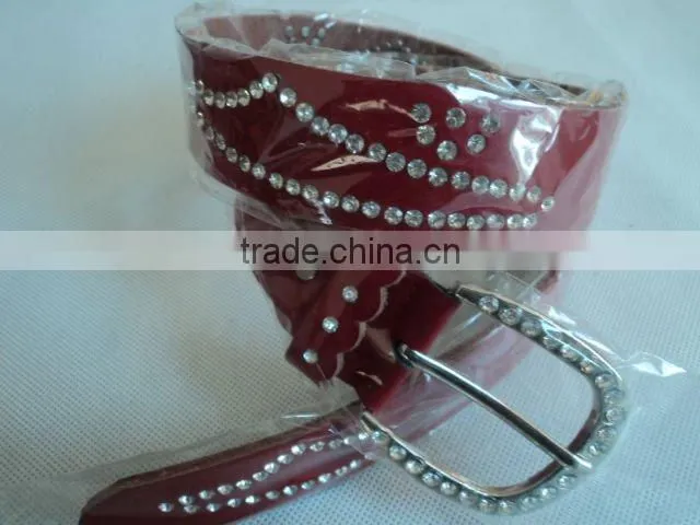 Genuine leather belt women